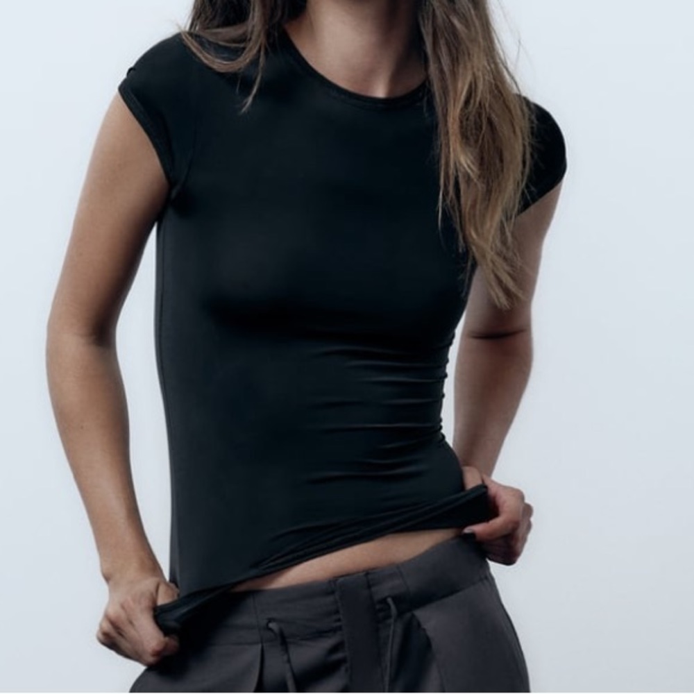 Zara Polyamide T Shirt